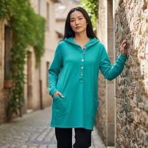 Susan Graver French Terry Pullover, EUC